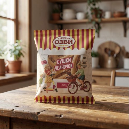 Сушки Челночок Озби, 200г