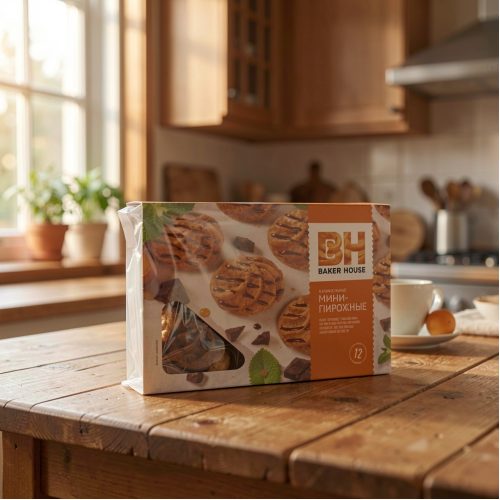 Мини-пирожные Baker House крошка карамельные, 240г