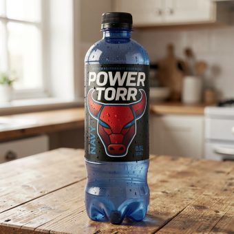 Энергетик Power Torr (Пауэр Торр) Navy, синий 0.5 л
