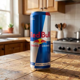 Энергетик Red Bull (Ред Булл), серебристый 0.355 л