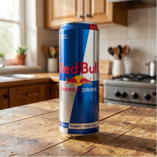 Энергетик Red Bull (Ред Булл), серебристый 0.355 л