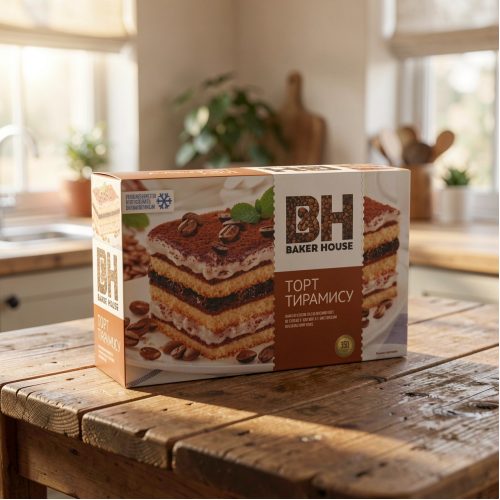 Торт бисквитный Baker House Тирамису, 350г