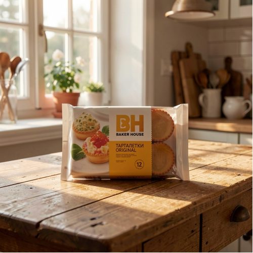 Тарталетки Baker House Перфетти Ван Мелле из песочного теста оригинальные, 180г