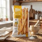 Хлеб палочки Baker House Гриссини с семенами подсолнечника и морской солью, 80г