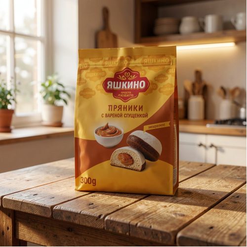 Пряники Пензенская КФ Забава с варёной сгущёнкой, 300г