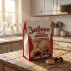 Пряники Пензенская КФ Забава со вкусом клюквы, 300г
