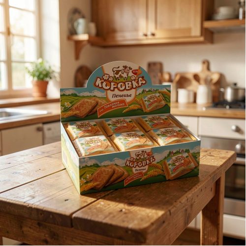 Печенье КФ им. К. Самойловой Коровка вкус топлёного молока, 3,4кг