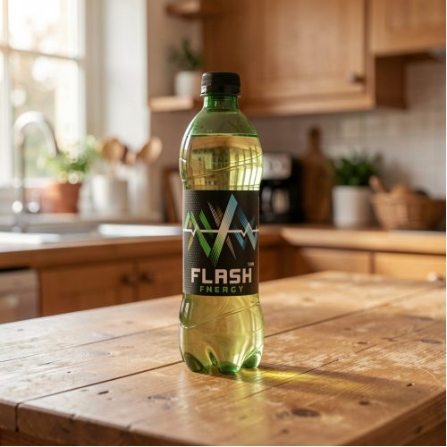 Энергетик Flash energy, зелёный, 0.47 л