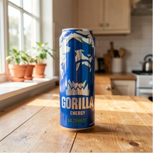 Энергетик Gorilla (Горилла) Ultimate, синий, 0.45 л