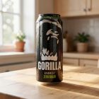 Энергетик Gorilla (Горилла) Zero Sugar, чёрный, 0.45 л