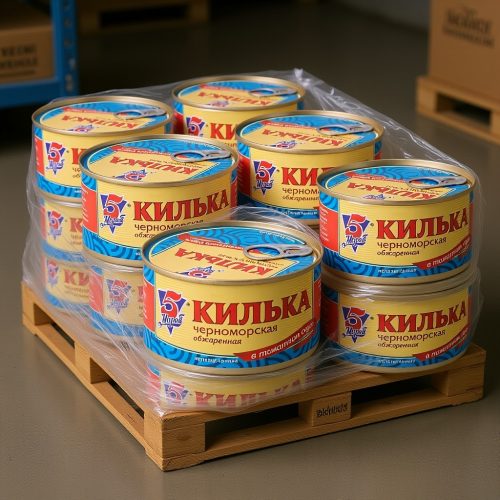 Килька черноморская обжаренная в томатном соусе 5 Морей, 240г