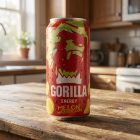 Энергетик Gorilla (Горилла) арбуз дыня, красный, 0.45 л