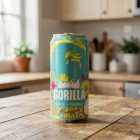 Энергетик Gorilla (Горилла) драконий фрукт ананас, бирюзовый, 0.45 л