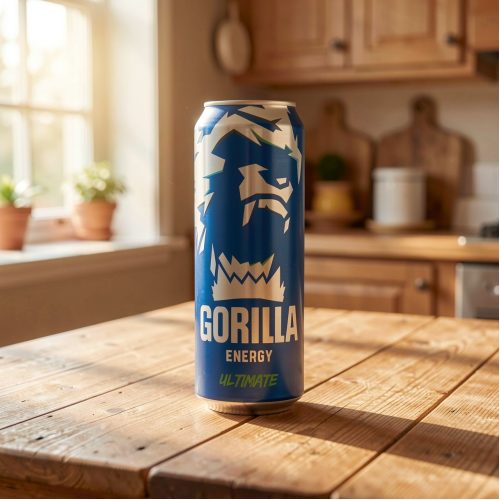 Энергетик Gorilla (Горилла) ультимейт, синий, 0.45 л