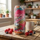 Энергетик HQD Energy (ЭйчКьюДи Энерджи) Sparky Boom взрывная малина, розовый, 0.45 л