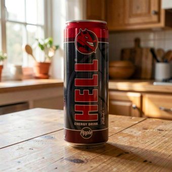 Энергетик Hell (Хелл) Apple, красный, 0.25 л