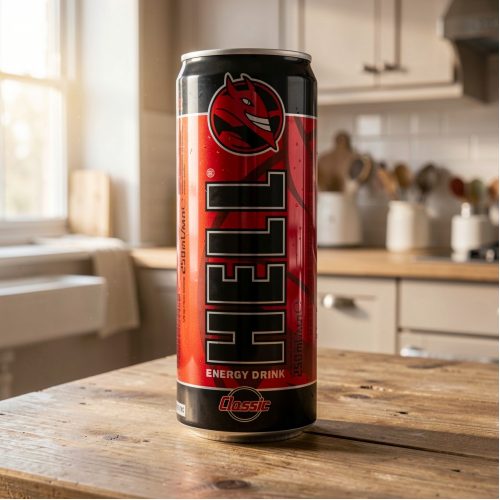 Энергетик Hell (Хелл) Energy Drink, красный, 0.25 л