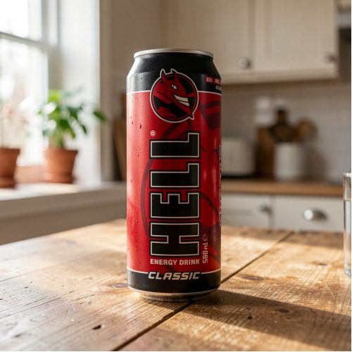 Энергетик Hell (Хелл) классический, красный, 0.5 л
