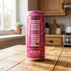 Энергетик IRN BRU (Айрн Брю) PWR BRU Diablo Cherry вишня, розовый, 0.5 л