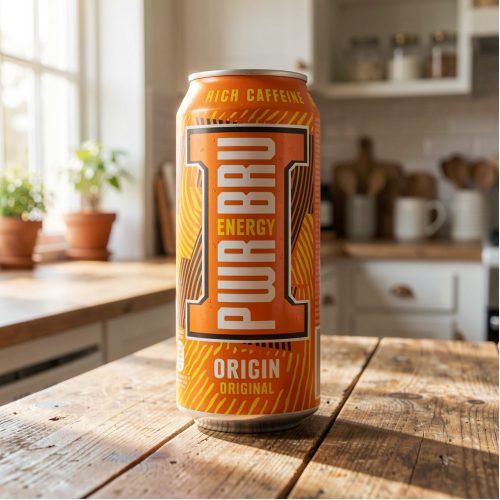 Энергетик IRN BRU (Айрн Брю) PWR BRU Original оригинал, оранжевый, 0.5 л