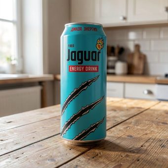 Энергетик Jaguar (Ягуар) Free, бирюзовый, 0.5 л