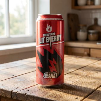 Энергетик LiT Energy (Лит Энерджи) Granat, красный, 0.45 л