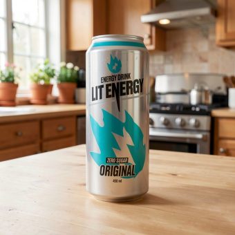 Энергетик LiT Energy (Лит Энерджи) Original Zero, бирюзовый, 0.45 л