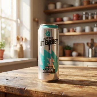Энергетик LiT Energy (Лит Энерджи) зеро без сахара, бирюзовый, 0.5 л