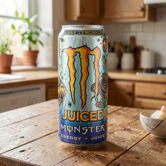 Энергетик Monster Energy (Монстер Энерджи) Aussie Lemonade, чёрный, 0.5 л
