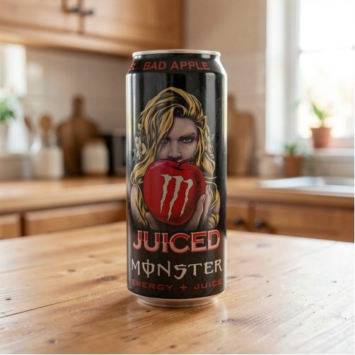 Энергетик Monster Energy (Монстер Энерджи) Bad Apple, чёрный, 0.5 л