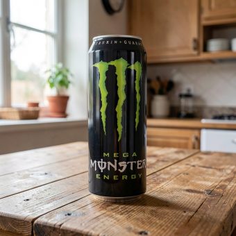 Энергетик Monster Energy (Монстер Энерджи) Green, чёрный, 0.5 л