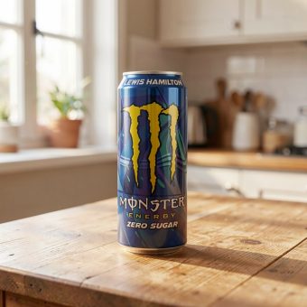 Энергетик Monster Energy (Монстер Энерджи) Lewis Hamilton zero sugar, синий, 0.5 л