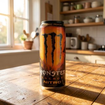 Энергетик Monster Energy (Монстер Энерджи) Nitro Cosmic Peach, оранжевый, 0.5 л