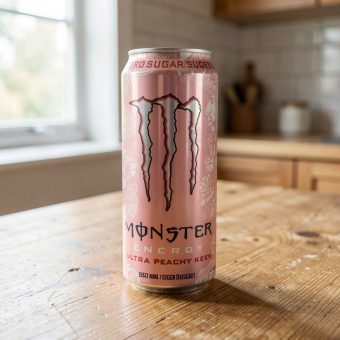 Энергетик Monster Energy (Монстер Энерджи) Peachy Keen Zero, розовый, 0.5 л