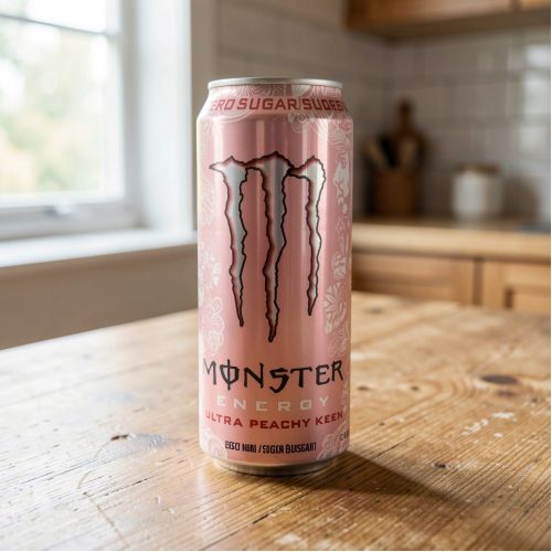 Энергетик Monster Energy (Монстер Энерджи) Peachy Keen Zero, розовый, 0.5 л