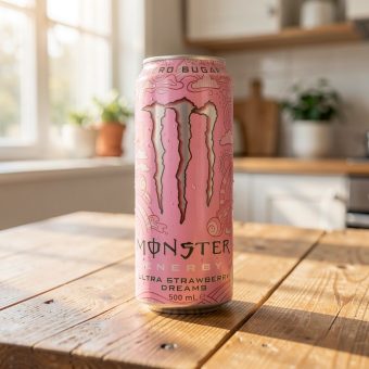 Энергетик Monster Energy (Монстер Энерджи) Strawberry Dreams без сахара, розовый, 0.5 л