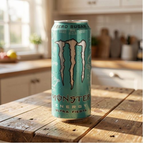 Энергетик Monster Energy (Монстер Энерджи) Ultra Fiesta Mango без сахара, бирюзовый, 0.5 л