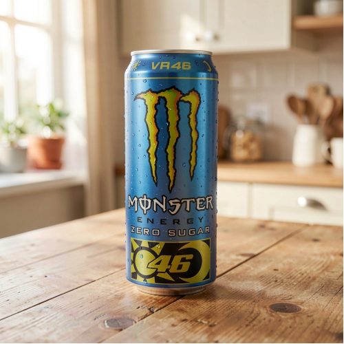 Энергетик Monster Energy (Монстер Энерджи) Valentino Rossi Zero Sugar, синий, 0.5 л