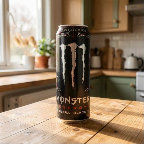 Энергетик Monster (Монстер) Ultra Black, чёрный, 0.449 л
