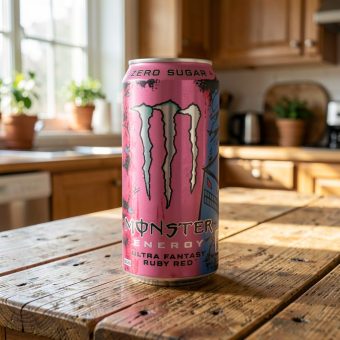 Энергетик Monster Ultra Fantasy Ruby Red, розовый, 0.473 л
