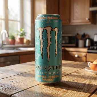 Энергетик Monster (Монстер) Ultra Fiesta Mango без сахара, бирюзовый, 0.5 л