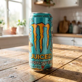 Энергетик Monster (Монстер) mango loco, бирюзовый, 0.5 л