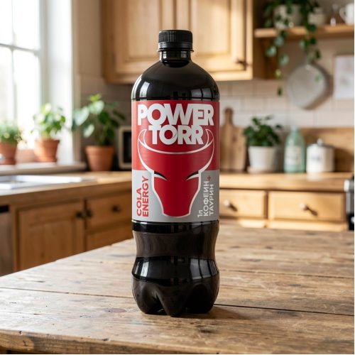 Энергетик Power Torr (Пауэр Торр) metall, чёрный, 1 л