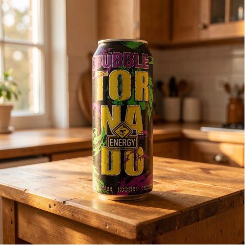 Энергетик Tornado Energy (Торнадо Энерджи) Bubble, фиолетовый, 0.45 л