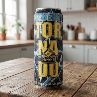 Энергетик Tornado Energy (Торнадо Энерджи) Iceberry, синий, 0.45 л