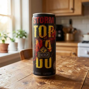Энергетик Tornado Energy (Торнадо Энерджи) Storm, чёрный, 0.45 л