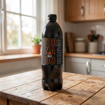 Энергетик Tornado Energy (Торнадо Энерджи)Mango, чёрный, 0.47 л