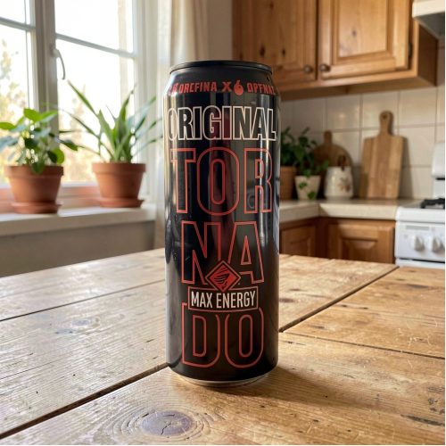 Энергетик Tornado Max Energy original, чёрный, 0.45 л