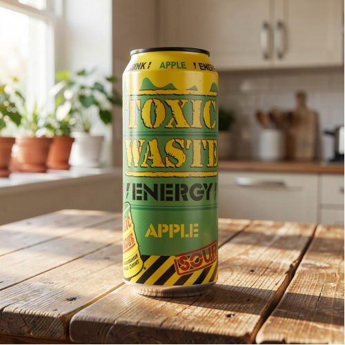 Энергетик Toxic Waste (Токсик Вейст) Sour Apple, жёлтый, 0.5 л