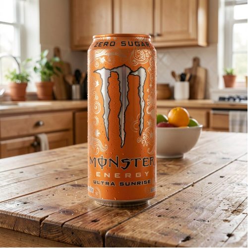 Энергетик Монстр Ultra Sunrise (24), оранжевый, 0.473 л